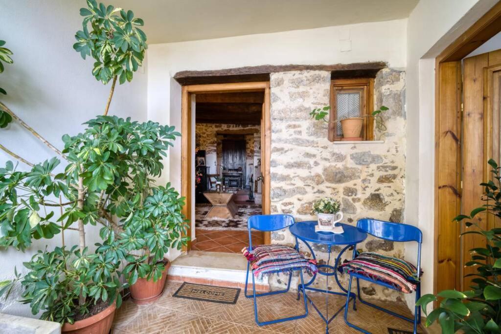 Traditional Cretan Stone House In The Center Of Crete Litos Екстер'єр фото